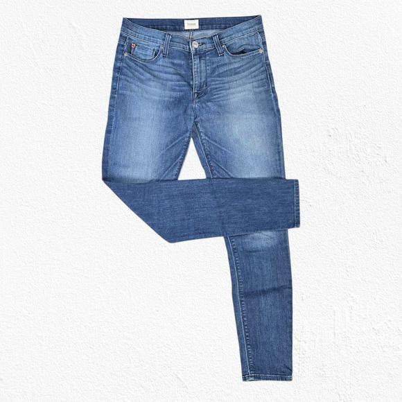 Hudson Medium Wash Nico Mid Rise Ankle Slim Fit Super Skinny Jeans Size 27 - Picture 1 of 10